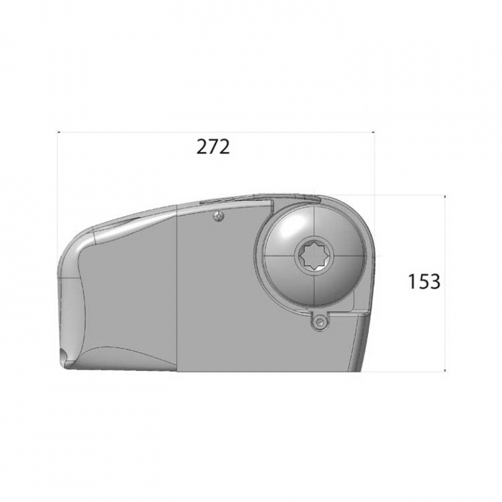 Lion 1000 Ankarspel 12V 700W Kätting 6 mm Lina 12 mm