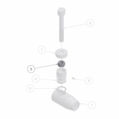 Låsmutter M12 Nylock A4 För +50 Låsmutter M12 Nylock A4 För +50