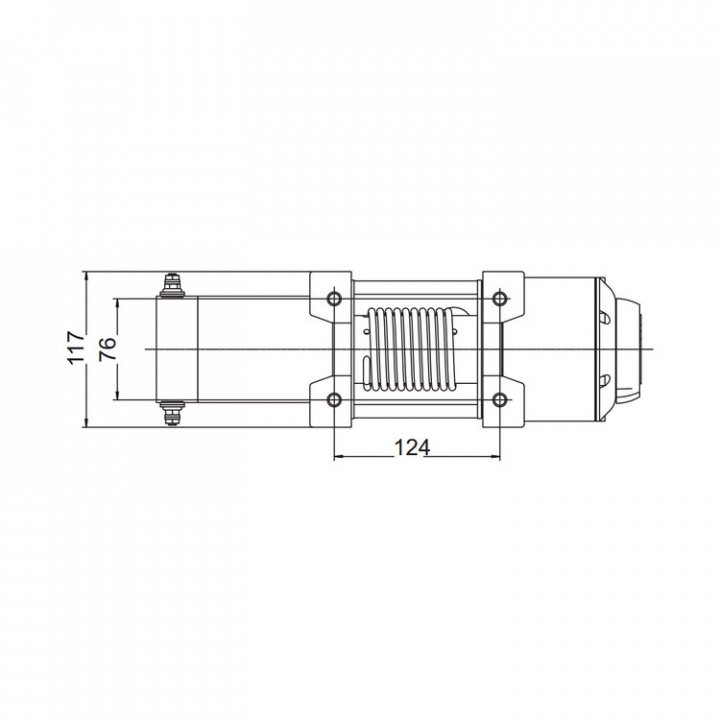 RP3500 Elektrisk Trailervinsch 3.1 hk