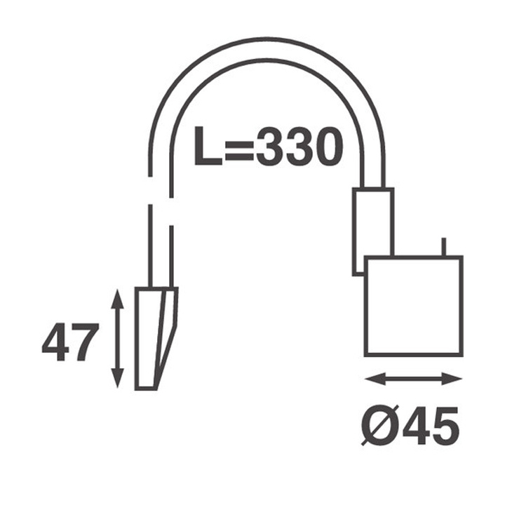 Kartlampa Kurs SMD LED 330mm