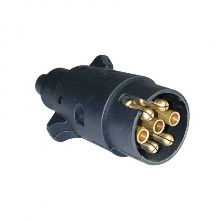 Trailerkontakt Hane 7-Polig 12V