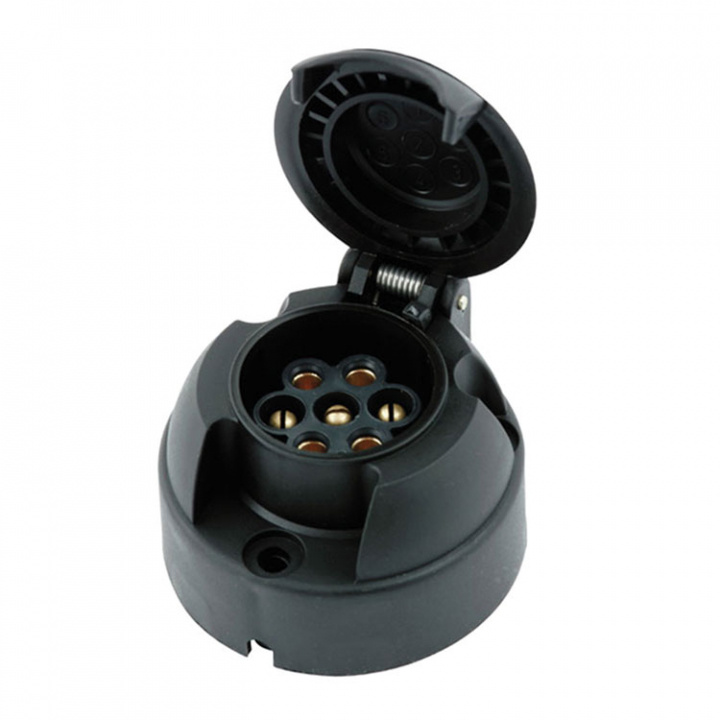 Kraftig Zink-trailerkontakt Hona 7-poliga 12V