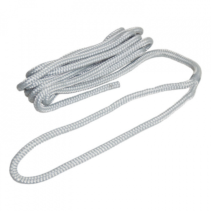 Förtöjningslina Flätad Grå