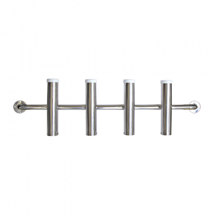 Fiskespöhållare Till 4 Spön Rostfri