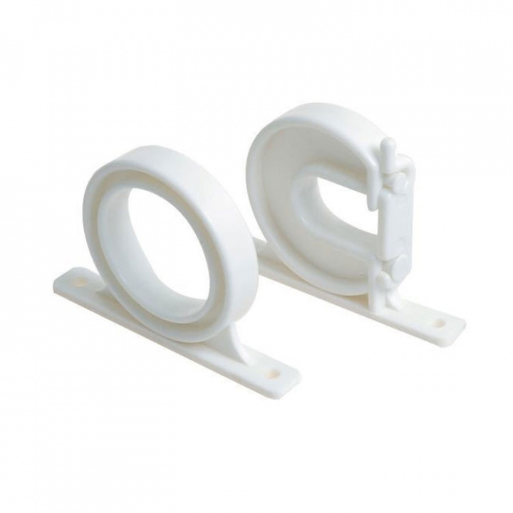 Fiskespöhållare Vit Plast