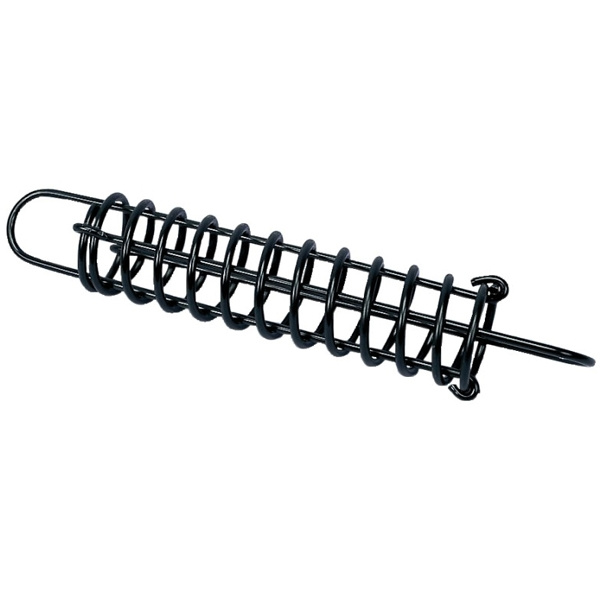 Förtöjningsfjäder Stål Svartlackerad