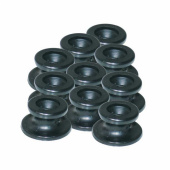 PVC-Knapp För Gummistropp Svart 10-pack PVC-Knapp För Gummistropp Svart 10-pack