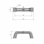 Plasthandtag Svart Plasthandtag Svart