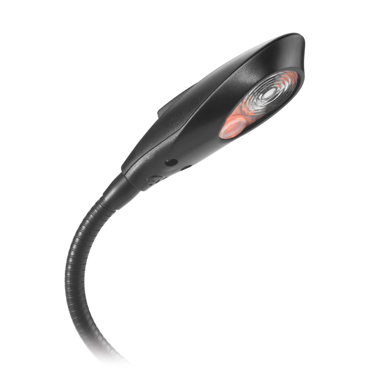 Kartlampa Shark RD30 Vit/Röd 20 cm