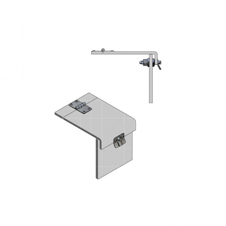 Trycklås Rostfritt 45x34 mm