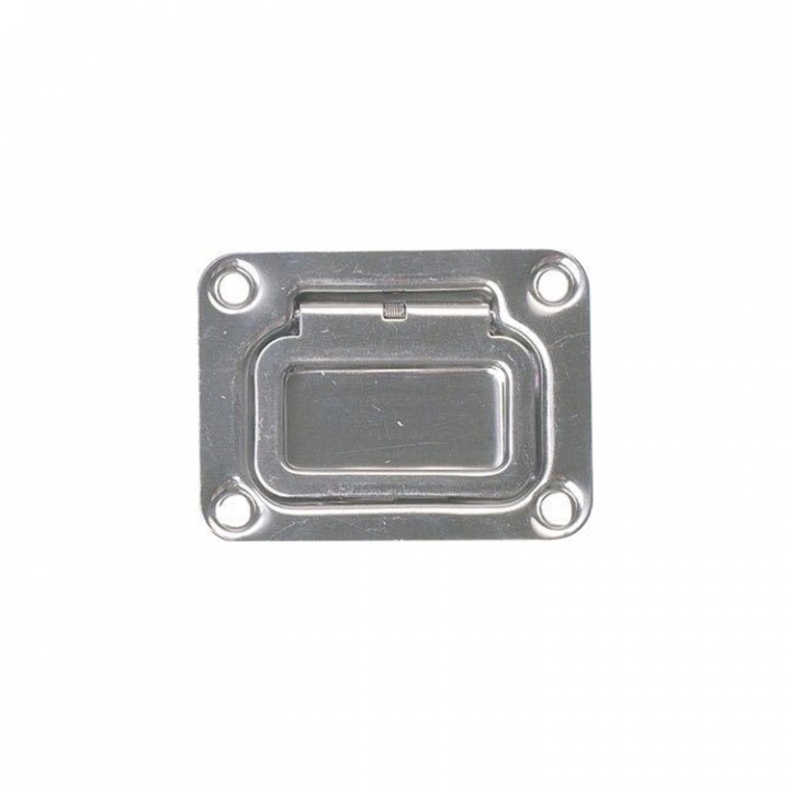 Durkring Rostfri Med Fjäder 75x57 mm