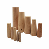 Sats Med Koniska Träpluggar 10-pack (8–38 mm) Sats Med Koniska Träpluggar 10-pack (8–38 mm)