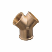 Y-Koppling Mässing 3-Vägs Y-Koppling Mässing 3-Vägs