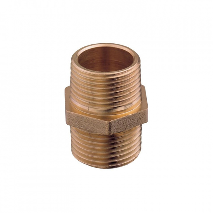 Bronsnippel Med Utvändig Gänga