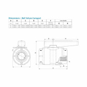 Compact Kulventil Komposit Compact Kulventil Komposit