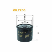 Wix Oljefilter WL7200 Wix Oljefilter WL7200
