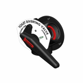 Trevägskran Svart 1 1/2 Trevägskran Svart 1 1/2