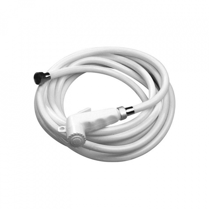 Slang Med Duschhuvud Till Sittbrunnsdusch Vit 3 m 