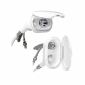 Sittbrunnsblandare Med Lock Vit 3 m Slang Sittbrunnsblandare Med Lock Vit 3 m Slang