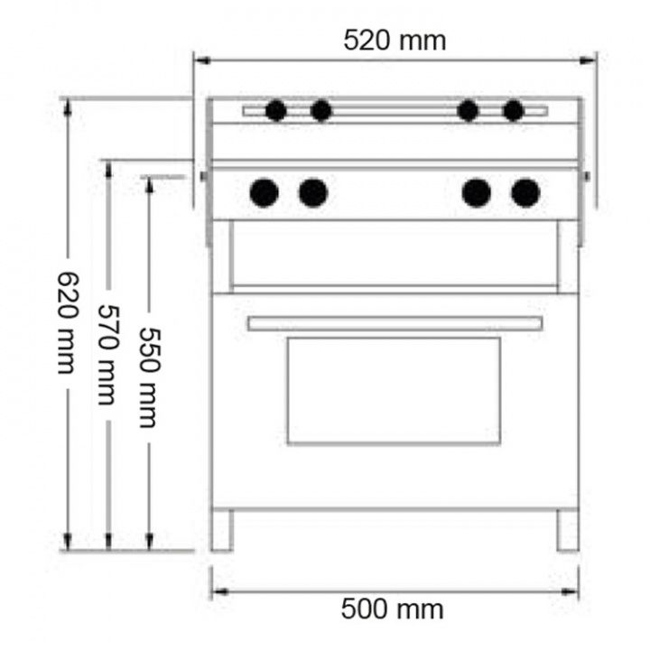Neptune 5000 Gasolspis Med Ugn 3 Brännare & Grill