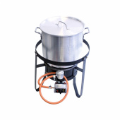 Krabb/Musselkokare 35L Med Gasbrännare & Stativ Krabb/Musselkokare 35L Med Gasbrännare & Stativ
