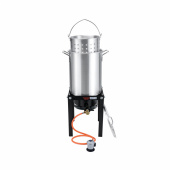 Krabb/Musselkokare 30L Med Brännare & Stativ Krabb/Musselkokare 30L Med Brännare & Stativ