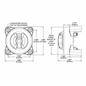 Huvudströmbrytare 3-pos 350A Huvudströmbrytare 3-pos 350A