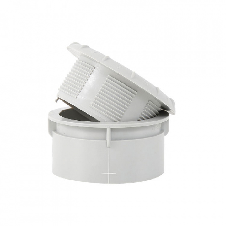 Luftmunstycke Runt Vitt Ø60 mm