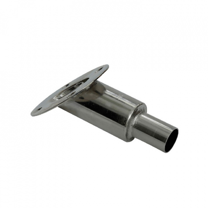 Avgasgenomföring Vinkel