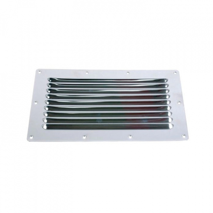 Ventilationsgaller SS Rostfritt 150x250 mm