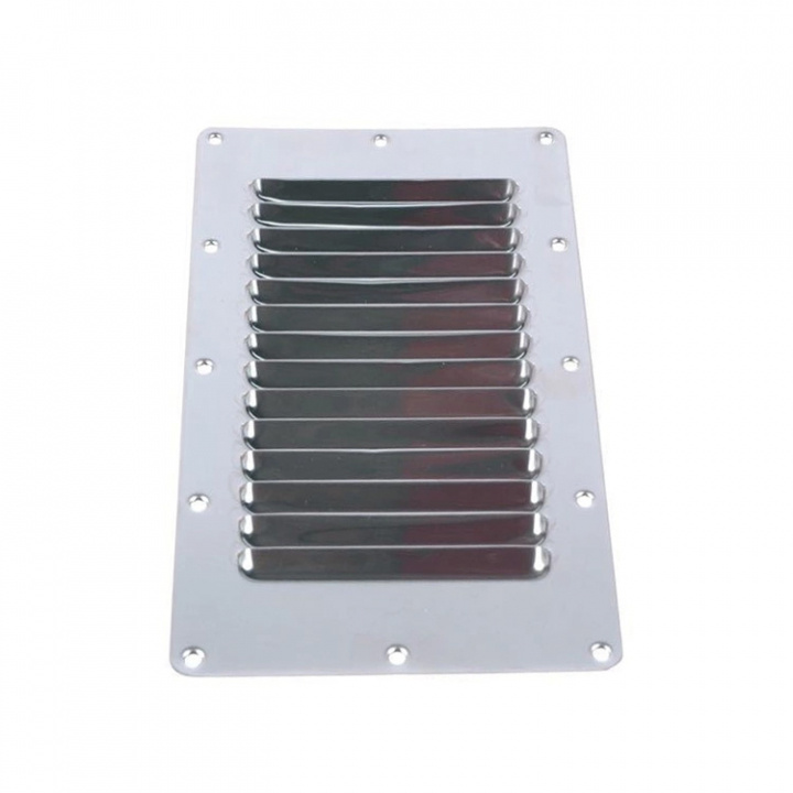 Ventilationsgaller SS Rostfritt 228x127 mm
