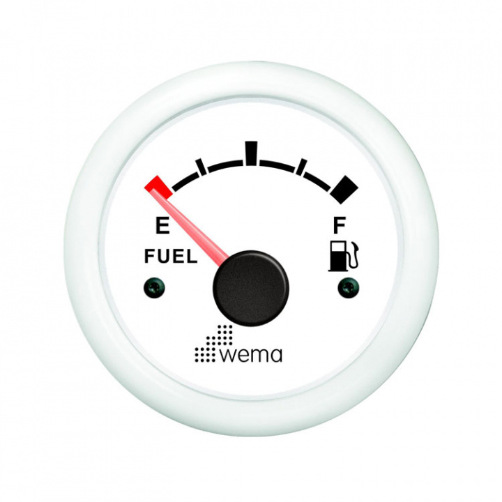 Bränsleinstrument 240-30 Ohm Vit