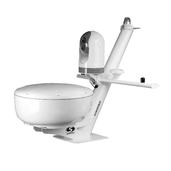 Radarmast För Lampor, Kamera, GPS, VHF Och Sökljus