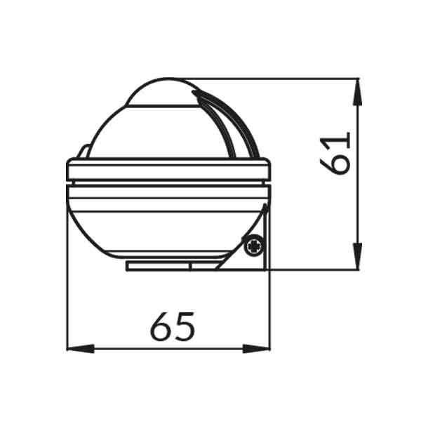 Riviera Kompass Comet 2” Svart