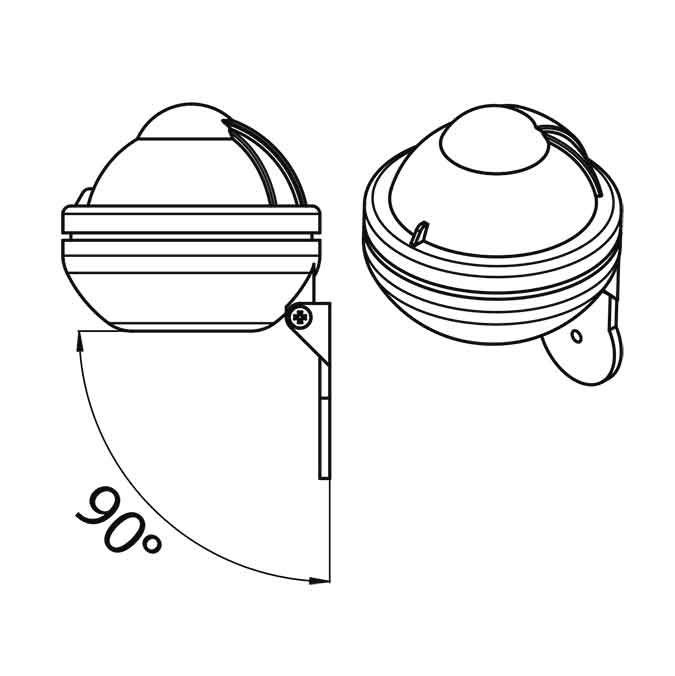 Riviera Kompass Comet 2” Svart