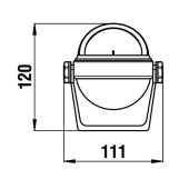 Riviera kompass Med Bygel Stella 2 ½ Riviera kompass Med Bygel Stella 2 ½