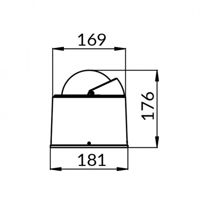 White Star BW4 Piedestalkompass Vit/Svart 5