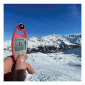 Handhållen Vindmätare Skywatch Med Termometer Handhållen Vindmätare Skywatch Med Termometer