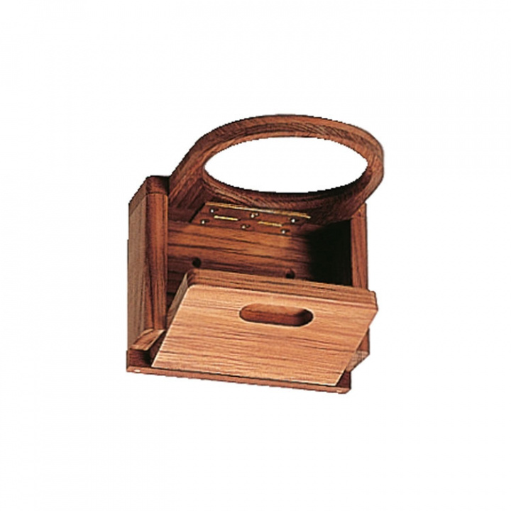Ihopfällbar Flaskhållare I Teak Ø 90 mm