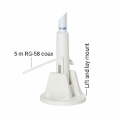 KM-22 BS VHF-Antenn Med Fällbart Fäste Vit KM-22 BS VHF-Antenn Med Fällbart Fäste Vit