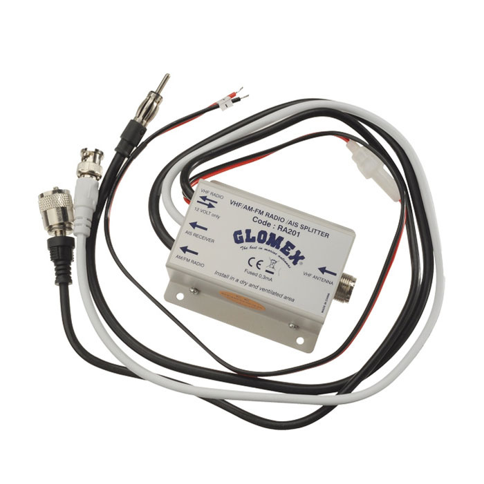 RA201 VHF/AM-FM/AIS-splitter 12V