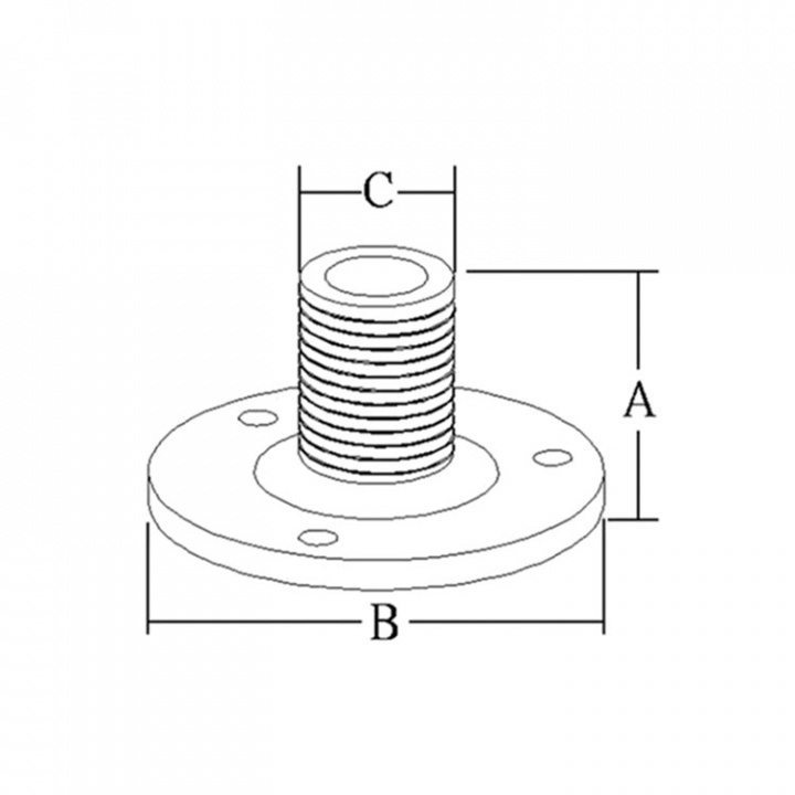 Antennbeslag Fast Däckmontering