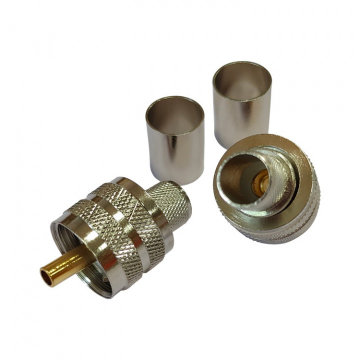 VHF-Kontakt PL259 Till RG213 Kabel