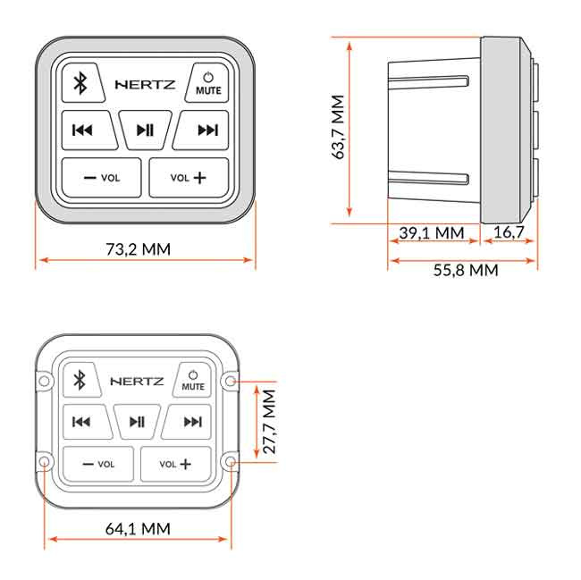 Bluetooth Mottagare HMR BT
