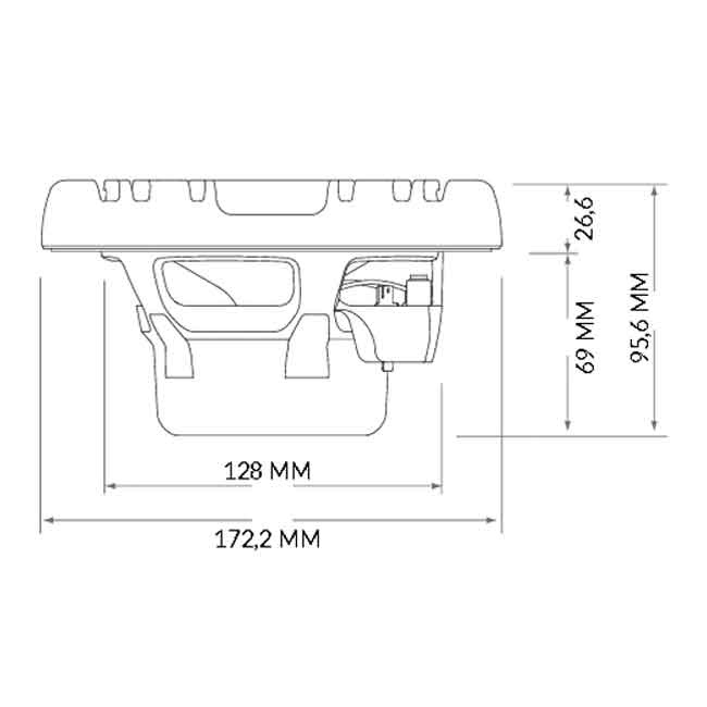 Koaxialhögtalare HMX 6.5-TW Marine