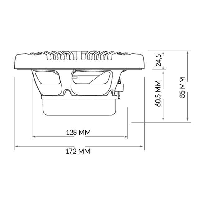 Koaxialhögtalare HEX 6.5 M-TW - 6.5