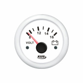Voltmätare Vit 12V Voltmätare Vit 12V