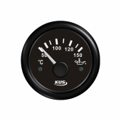 Oljetemperaturmätare Svart 50-150C 12/24V Oljetemperaturmätare Svart 50-150C 12/24V