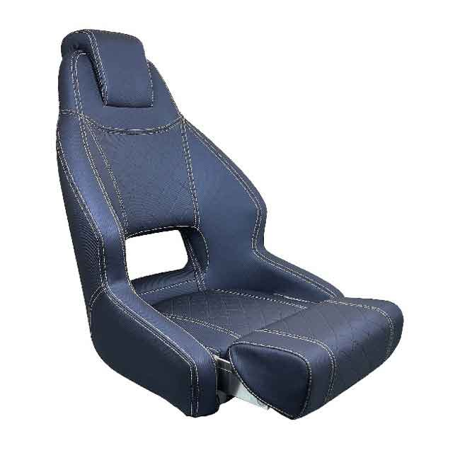 RM52 Båtstol Med Flip-up dyna Marinvinyl Navy