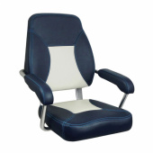 Båtstol Mini Mojo Med Fasta Armstöd Navy/Light Grey Båtstol Mini Mojo Med Fasta Armstöd Navy/Light Grey